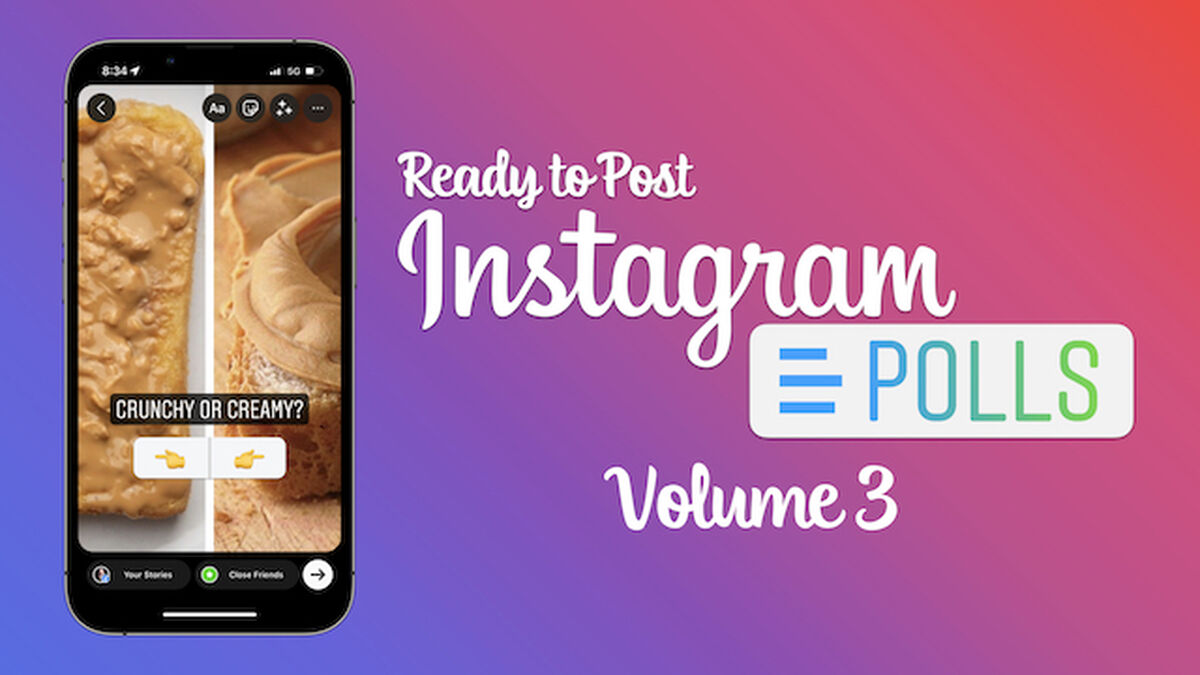 Ready-To-Post Instagram Polls: Volume 3 image number null